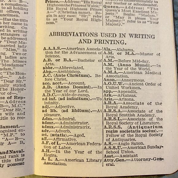 Vintage 1941 Miniature English Dictionary Genuine Leather Rules of Grammar Etc - Picture 7 of 10